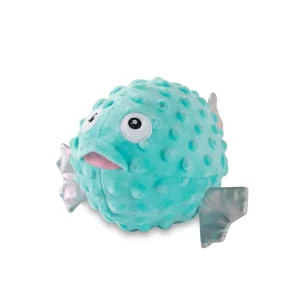 “Puffed Up Bubbles“ Pufferfish - Plush Dog Toy